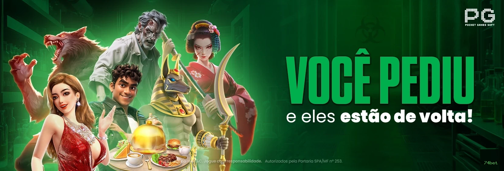 Imagem promocional das apostas esportivas da 74bet