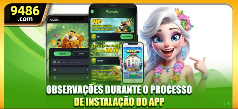 Imagem promocional de todos os jogos da 74bet